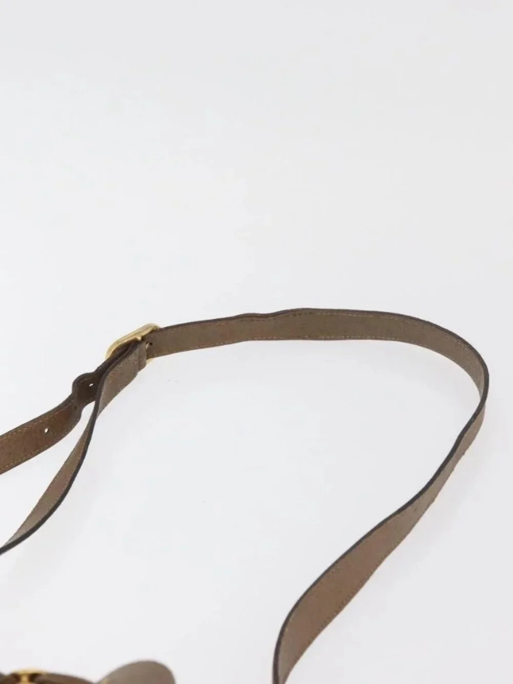 GUCCI GG Supreme Web Sherry Line Bag PVC Beige Gold 41 02 034 Auth 181983 - Picture 8 of 15